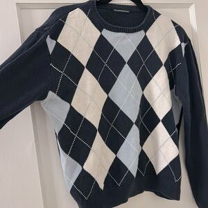 Brandy Melville argyle sweater